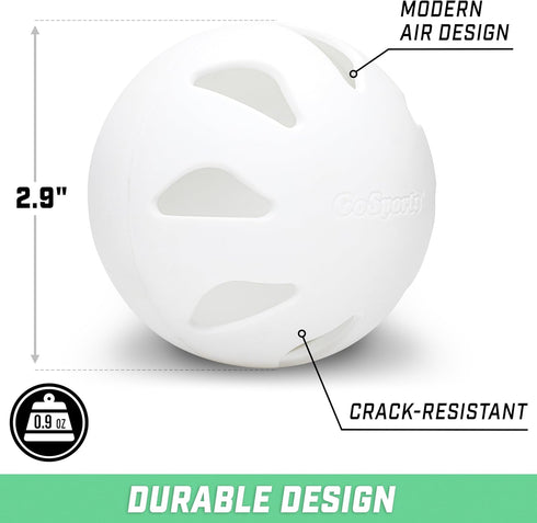 6 Pack GoSports LotBall AIR Plastic Baseballs