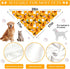 4 Pack Set Holiday Dog Bandanas, Adjustable Halloween Thanksgiving Christmas New Year Holiday Party Pet Decorations