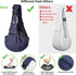 CUBY Dog and Cat Sling Carrier - Hands Free Adjustable Small Pet Sling - Soft Pouch and Tote Design - Suitable