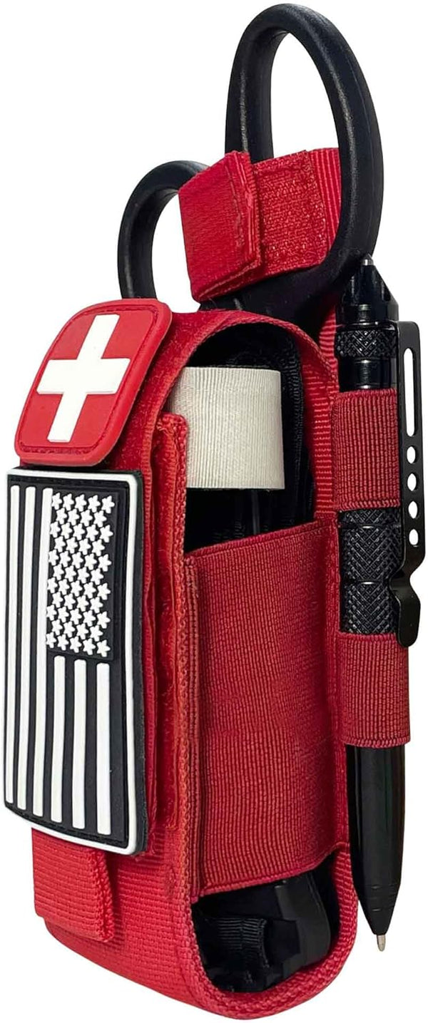 Upgrade Heavy Duty 1000D Laser Cut Molle Tourniquet Holder Pouch
