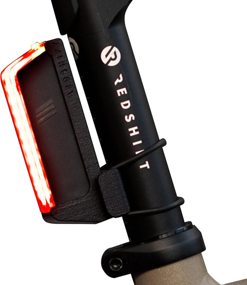 REDSHIFT ARCLIGHT LED Bicycle Light, Dual-Color Front-Rear Bike Light and Mount for Day and Night Riding, 36+hr Battery