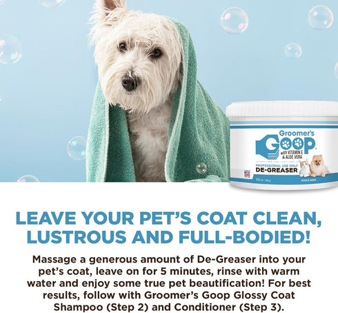 Groomer's Goop Pet De-Greaser, 14 oz Can