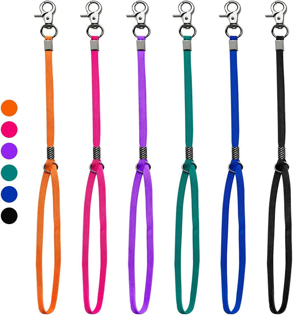 Pet Dog Grooming Loop - Nylon Restraint Noose Adjustable Fixed Dog Cat Safety Tether Straps, 6 Pack / 6 Color