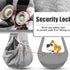 Tomkas Dog Carrier Sling for Small Dogs and Cats, Classic Pocket, Snap Closure, Unadjustable Strap (Grey, M)