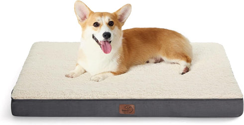 Bedsure Medium Dog Bed - Orthopedic Dog Beds with Removable Washable Cover, Egg Crate Foam Pet Bed Mat