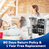 Aquarium Filter with Surface Skimmer, 15-30 Gallon Small Fish Tank Filter, Quiet & Efficient Waterfall Design