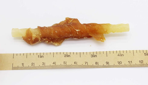 1lb/454g Dog Treats Soft Chews Rawhide Free Chicken Wrapped Cod Sticks for Puppy Training Snacks Dog Chews Treats
