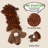 6 Pack Pet Soft Dog Toys Squeaky - Cute Puppy Toys Plush Animals, No Stuffed Dog Chew Toy Interactive Pet for Small