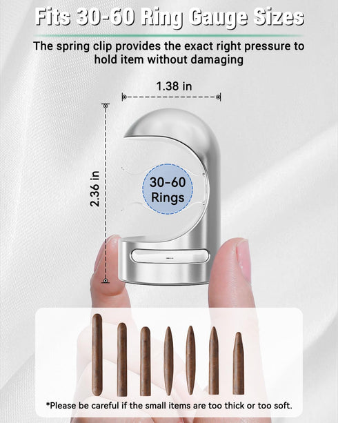 30-60 CUHIOY Golf Cart Holder -Magnetic Clip Holder for Ring, Aluminium Alloy Holder Adjustable Clip, Powerful Magnets