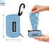15 Best Pet Supplies Dog Poop Bag Holder Leash Attachment with Bags, Baby Blue, Reusable Mesh Dispenser Pouch