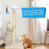 Sisal Cat Scratching Posts with Hanging Ball for Indoor Cats Claw Scratcher (34 inches, Beige)