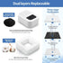 20 Pack Ceramic Cat Water Fountain Replacement Filters - 16 Pet Fountain and 4 Foam Filters for Tritone/Fiumi