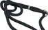 Dog Show Lead Braided Tubular Nylon 52" Long - Medium (diam 5/16"(8mm), Black)