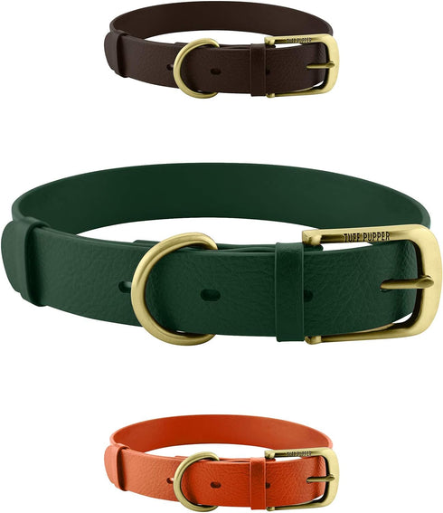 Tuff Pupper Classic Heavy Duty Dog Collar, 10x Stronger Than Leather, Waterproof & Odor Proof, Small (12-15" Neck)