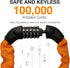 Heavy Duty Bike Lock Chain, 5 Digit Combination Anti-Theft Security Lock, 3.2 Feet Long for Bicycle and Scooter