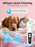 AERFGDE 2026 New Upgrade Dog Cat Rabbit Clippers Grooming Kit for Heavy Thick Hair&Coats,Low Noise Heavy Duty Cordless