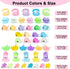 72Pcs Mini Resin Ocean Animal Figurines Glow in The Dark Miniature Figurines Aquarium Ornaments Charms for Garden Fish Tank Aquarium Home DIY Craft Presents by Sanviatime