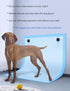 Dog Pee Pad Holder Potty Training Pad Magnetic Wall Holder for Leg-Lifting Dogs & Canine urine marking Strong Magnets No More Slipping Pee Pads Fit for Any Size of Puppy Pee Pads (Black)