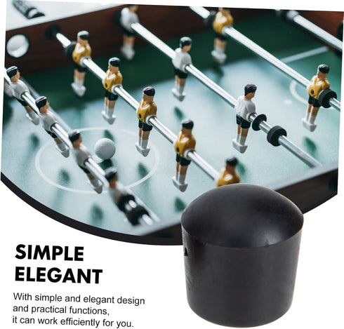 16 Pcs Foosball Table End Caps Plugs for Soccer Table Rods Accessories for Football Machines Ideal for Indoor