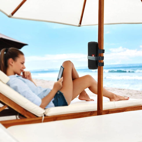 HomeMount Portable Speaker Mount for Golf Cart - Adjustable Strap for Bluetooth Wireless Speaker Attachment