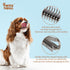 PAWSHOLIC Undercoat Rake for Dogs, Professional Pet Shedding Dematting Comb with Wood Handle for Cats and Dogs
