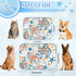 imiBBWQu Summer 27" 22" Dog Cooling Mat Ocean Starfish Floral Water Cooler Mat Washable Cooling Pads for Dogs to Lay On