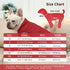 2 Layers Fleece Lined Warm Dog Jacket - Soft Windproof Medium Dog Coat for Winter (Red XL)