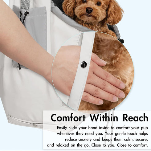 20 lbs Dog Carrier Sling, Dog Carriers for Small Dogs & Cats with Pockets, Puppy Carrier Sling Machine Washable