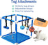 8 19.5" Set Race&Herd Puppy Play Gym, Dog Play Mat, Bungee Straps Interactive Puppy Active Toys - Small Dog Jungle Gym