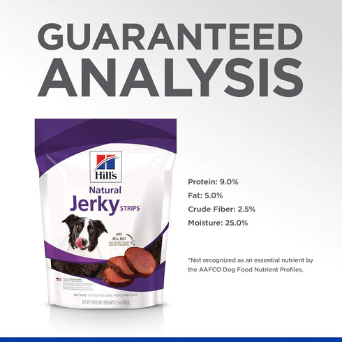7.1 oz. Hill's Natural Jerky Strips Dog Treats, Beef, Bag