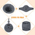 Waterproof Bucket Hat for Men Women, Packable Wide Brim Rain Hat, UV Protection Summer Beach Fishing Hiking