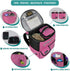 PetAmi Dog Travel Backpack, Airline Approved, Pink - Dog Mom Gift with Food Container & Collapsible Bowls