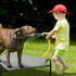 Veehoo Original Cooling Elevated Dog Bed - Outdoor Raised Cots for Large Dogs, Portable Standing Pet Bed with Washable
