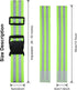 Hotop 6 Pieces Reflective Band Strap, High Visibility Safety Glow PT Belt for Arm, Wrist, Ankle, Leg Running Cycling