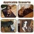EXPAWLORER Dog Rug for Muddy Paws, Super Absorbent Microfiber Mat, Anti-Slip, Machine Washable, Brown