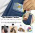 3-10 lbs Tomkas Small Dog Sling Carrier - Zipper Pocket & Adjustable Strap & Zip Pocket - for Pets (Dark Blue, M