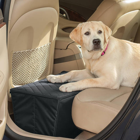 Pet Car Seat Extender with Storage