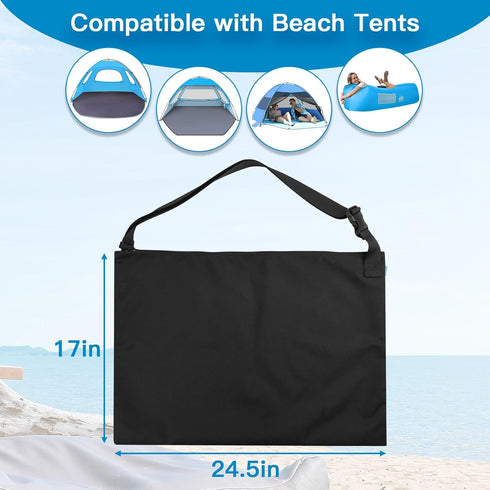 Portable Beach Tent Carrying Bag, Durable 900D Oxford Storage Bag with Adjustable Shoulder Strap