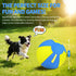 QWV 18 Inch 1000D Herding Ball for Dogs with Durable Oxford Cover - Interactive Dog Toy with Handles for Medium Breeds