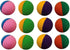 YUNTENG 12PCS Golf Two-Color Pet Ball Foam Sponge Cat Toy, Soft and Bouncy, Noise Free
