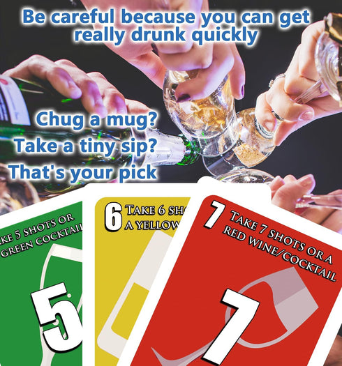 UDRINK! The Drinking Game Cards for Adults, Fun & Easy Games for Game Nights, 2024 New Edition