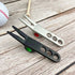 GANPUB 1Pc Silver Golf Ball Fork Pivot Divot Repair Tool Compatible Golf Divot Tools On-Course Accessories Divot Tools