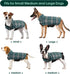 Kuoser Warm Dog Coat, Waterproof for X-Small Dogs, Adjustable Reversible Cozy Winter Jacket, Green XS
