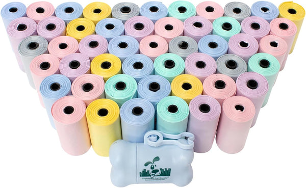 Downtown Pet Supply Scented Poop Bags for Dogs with Dispenser, 1000 Count