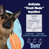 16 oz Treaty Chicken Jerky Dog Treats Limited One Ingredient Natural Dried Chicken Breast Healthy High Protein Dog