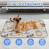 imiBBWQu Summer 27" 22" Cooling Pad Cats Yellow Brown Stadium Cooling Mat Washable Mat for Dogs Dog Water Bed French