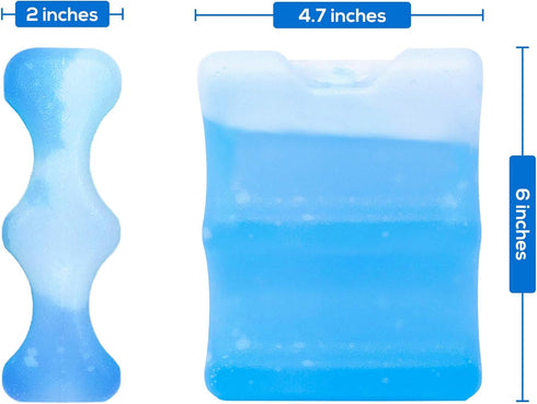 Packers Packs Pack Pack Healthy Ice for Coolers | Can Coolers | Breastmilk Cooler Ice | Long-Lasting Reusable Ice