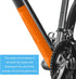 Mountain Bike Frame Protector, MTB Bicycle Down Tube Frame Guard for Collision and Scratch Protection