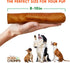 8 Inch 1 Count Pork Chomps Roasted Pork Skin Dog Chew, Roll, - Long-Lasting Treats for Dogs - High Protein
