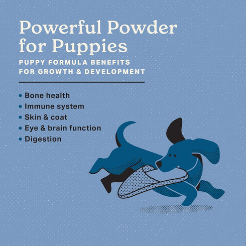The Missing Link Puppy 8oz Supplement – Superfood Powder Promotes Growth & Development, Supports Immunity, Digestion, Bones, Skin & Coat of Dog